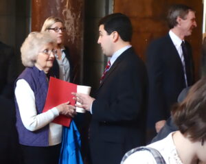 Nearly 70 Nebraskans came to the Capitol to urge their State Senators to support LB 1032.