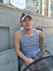 Appleseed volunteer Sloan Rupp wants to work as a counselor to help combat veterans.